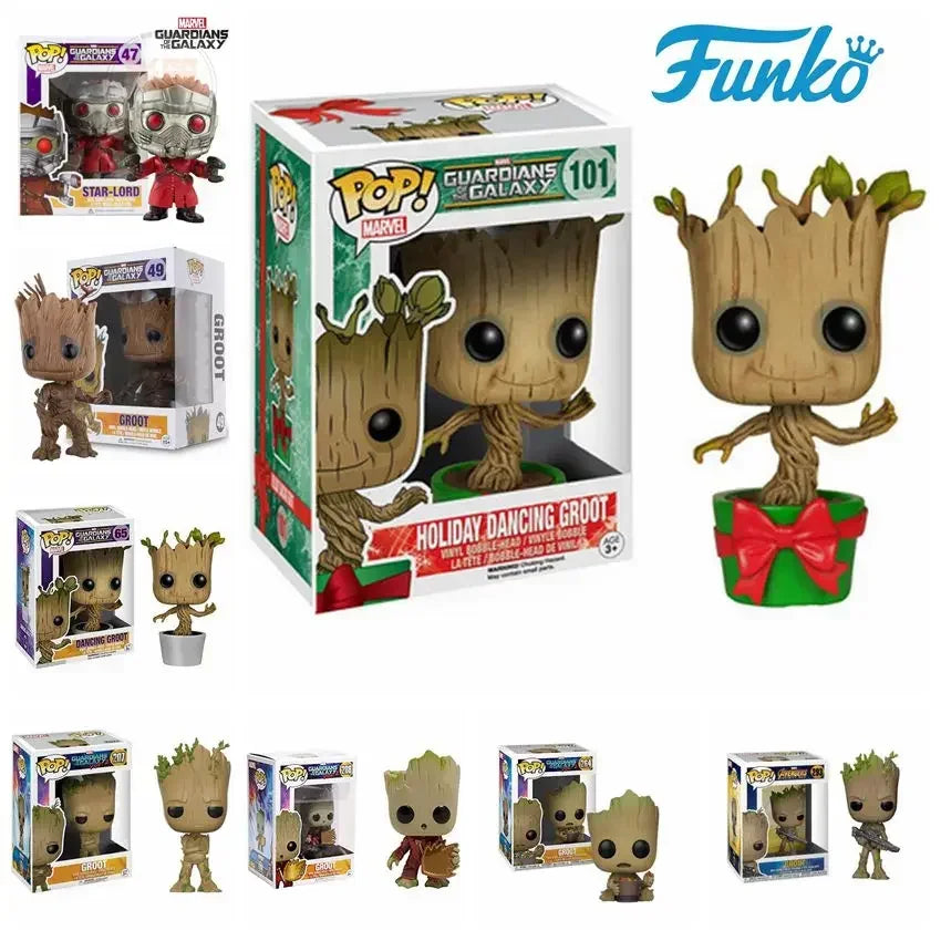 FUNKO POP Marvels,Guardianes o guerra de las galaxias,Figuras de colección